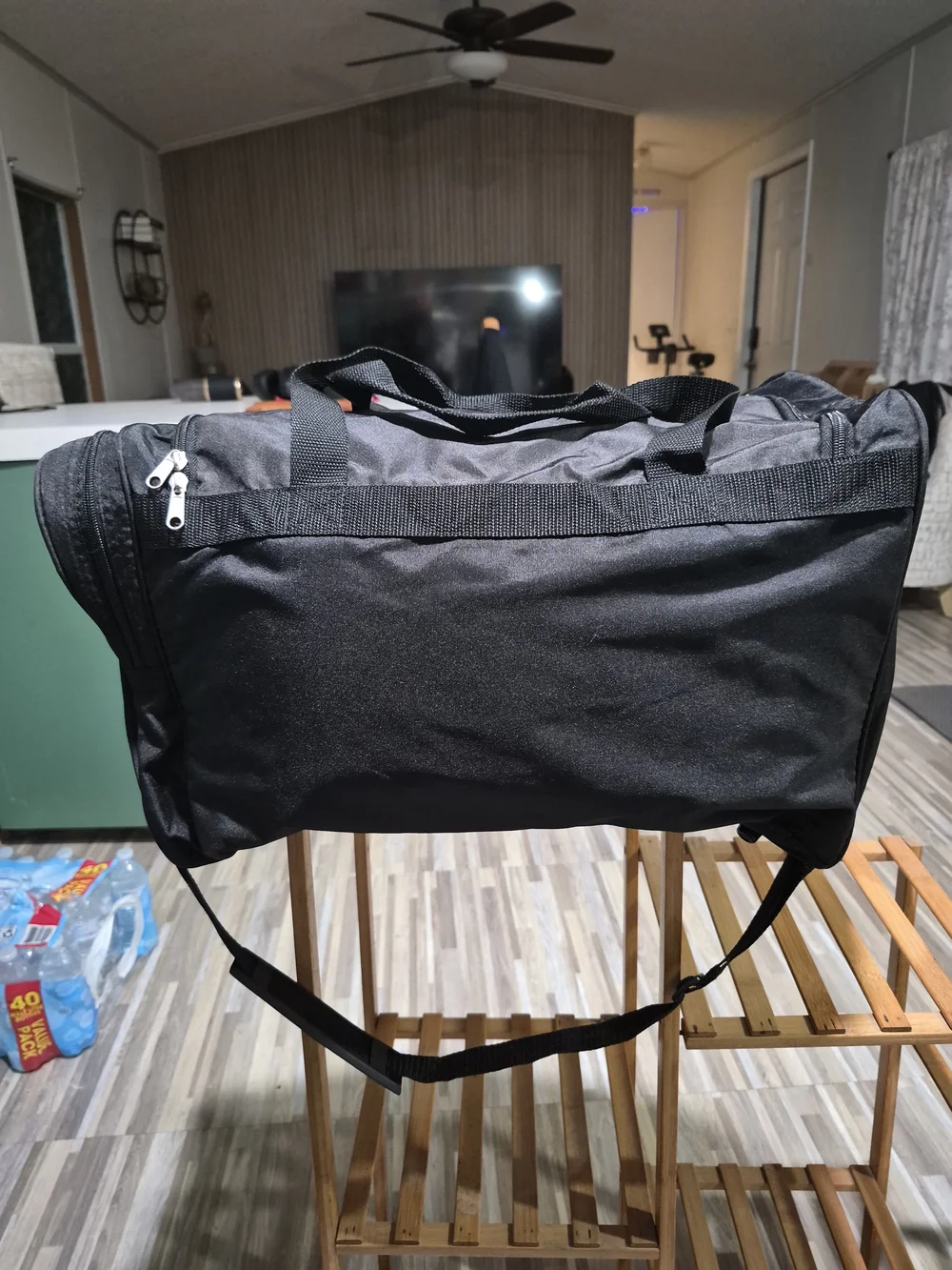 2000' Y2K Black M&M's Embroidered Duffel Bag - Casual Travel Gym Bag